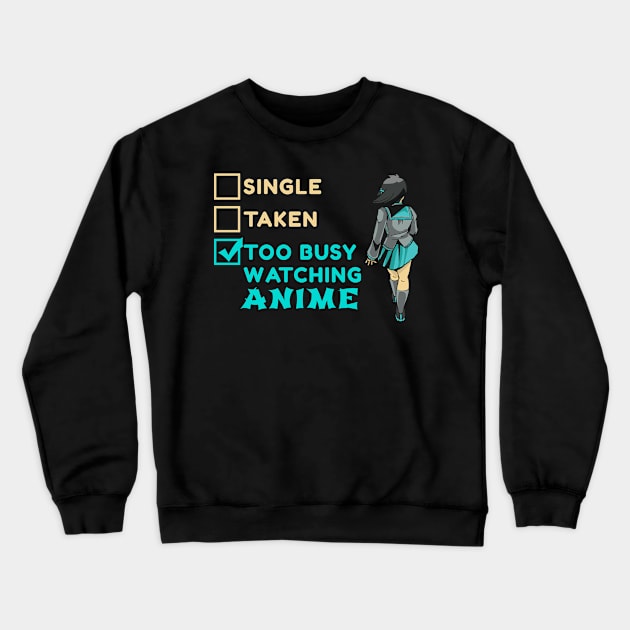 Weeaboo Trash Otaku Anime Meme Weeb Gifts Crewneck Sweatshirt by Alex21